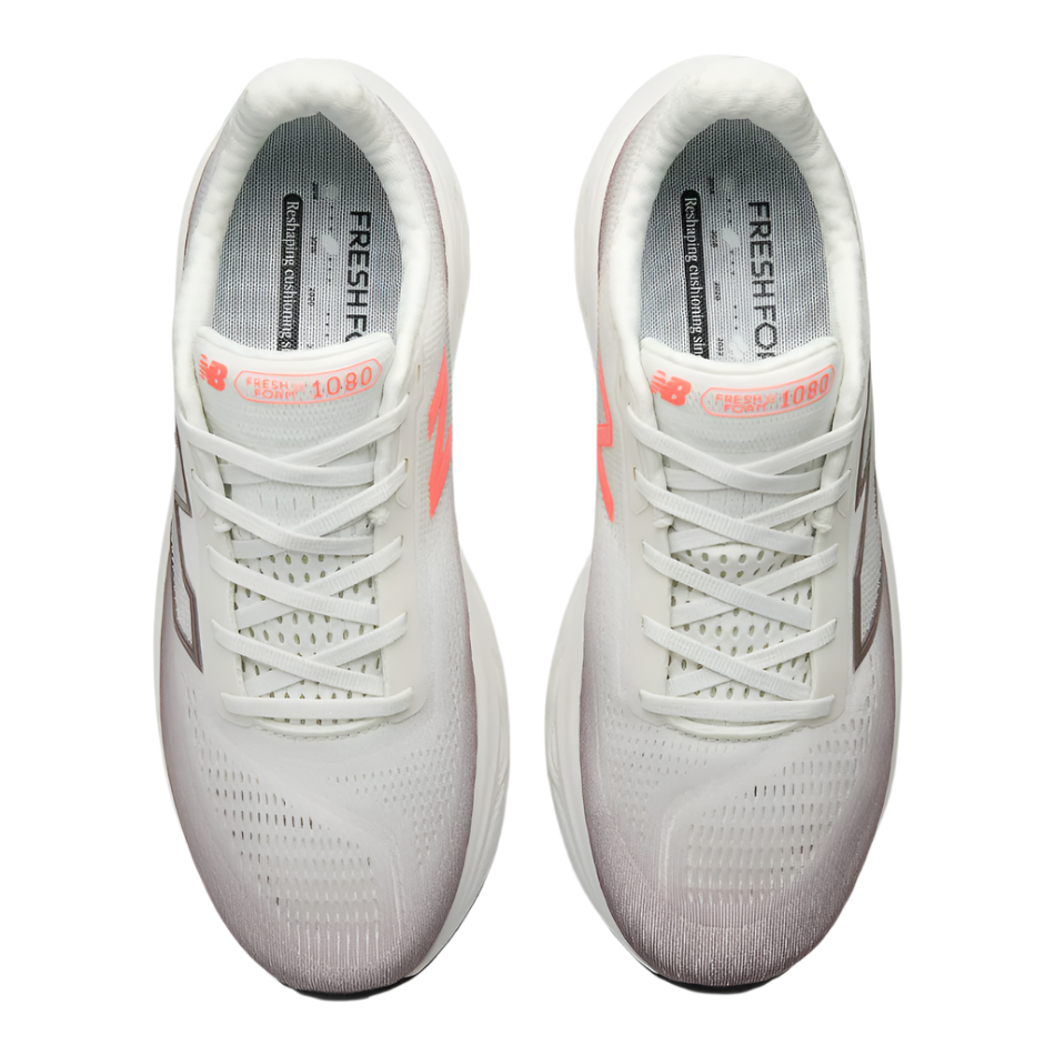 New Balance Men's 1080 V14 Running Shoes in Earth Shadow with Reflection and Urgent Red AW25