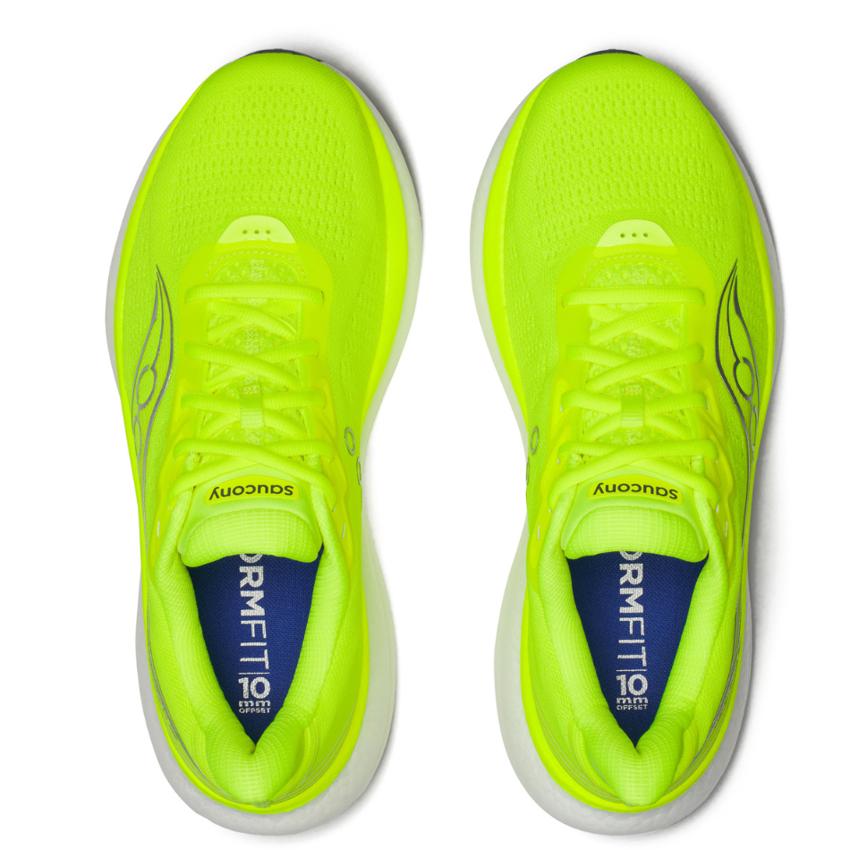 Saucony Men's Triumph 23 Running Shoes in Citron - Online Exclusive