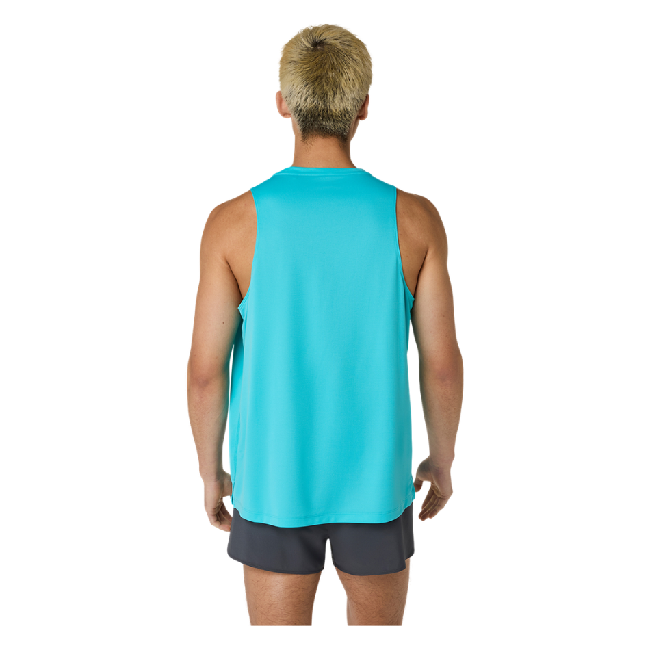 ASICS Men's Core Singlet in Energy Aqua AW26