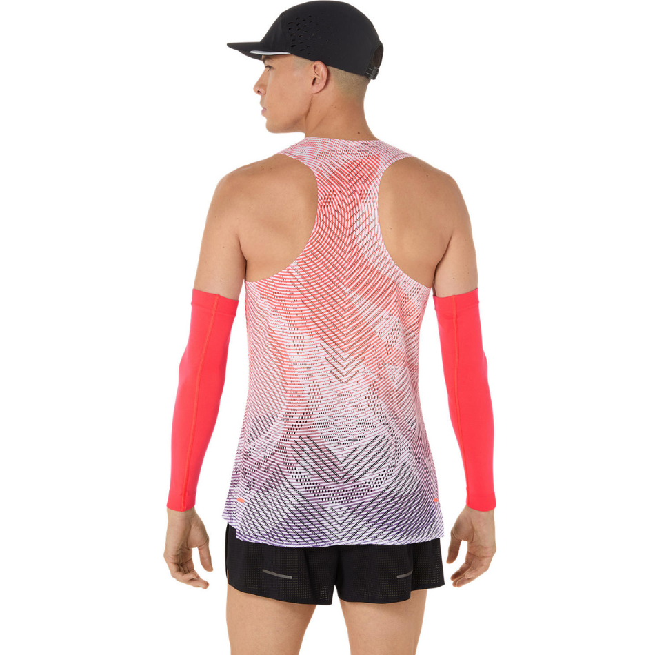 ASICS Men's Metaspeed Running Singlet in Flash Red AW25