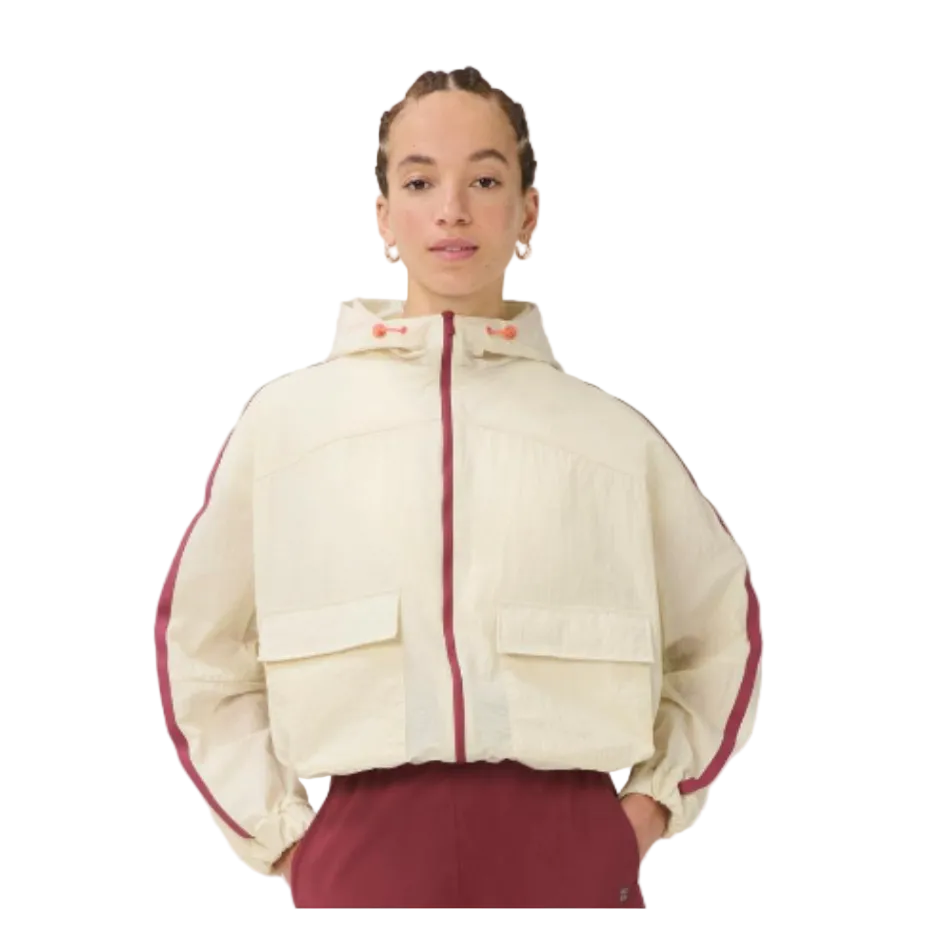 Sweaty Betty Ripstop Patch Pocket Lightweight Jacket in Wheat Beige AW26