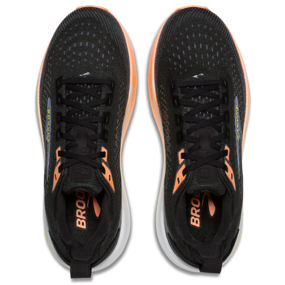 Brooks Women's Ghost Max 4 Running Shoes in Black/Folkstone/Cyber Peach AW26