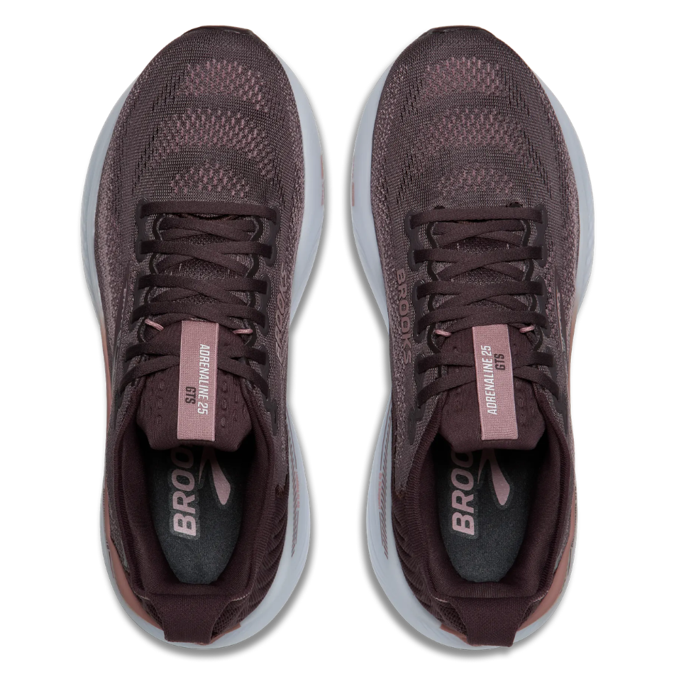 Brooks Women's Adrenaline GTS 25 Running Shoes in Raisin/Woodrose/White AW26