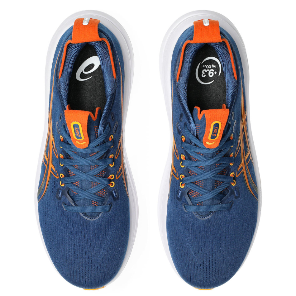 ASICS Men's GEL-NIMBUS 28 Running Shoes in Twilight Blue/Anzu SS26