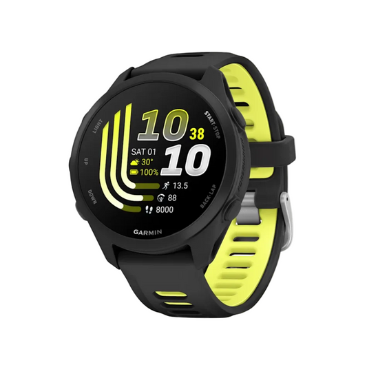 Garmin Unisex Forerunner 170 GPS Watch in Black with Black/Amp Yellow Band