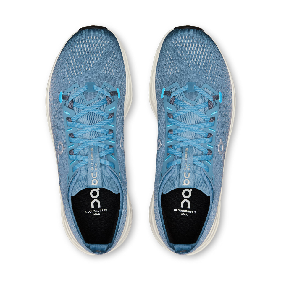 On Men's Cloudsurfer Max Running Shoes in Dust/Ivory AW25