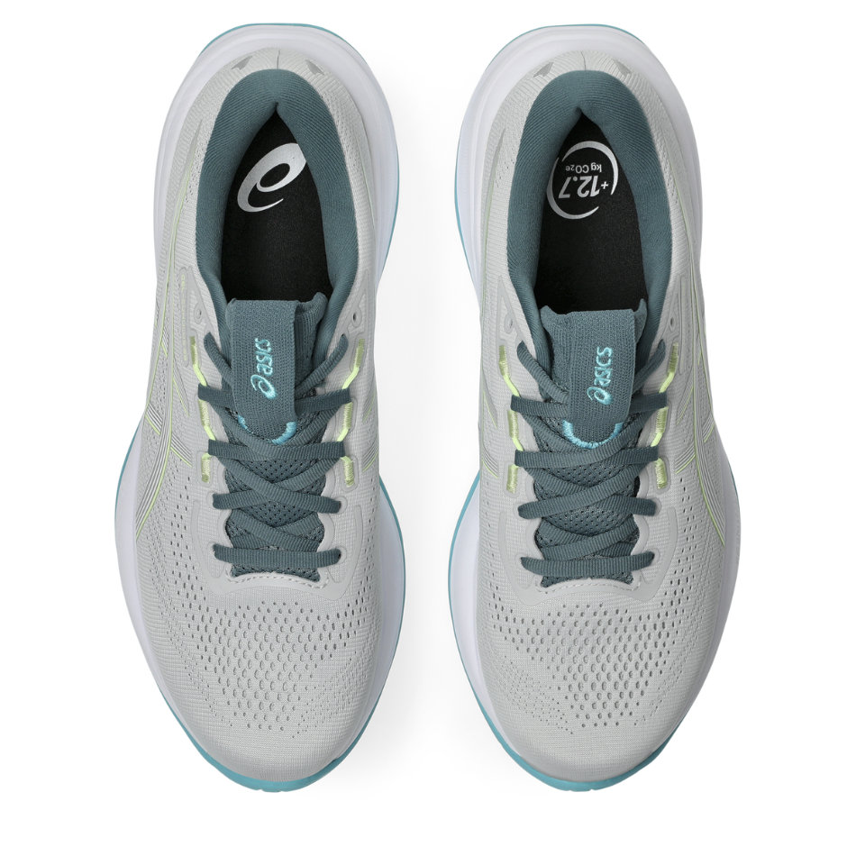 ASICS Men's CEL-CUMULUS 28 Running Shoes in Cloud Grey/Energy Aqua AW26