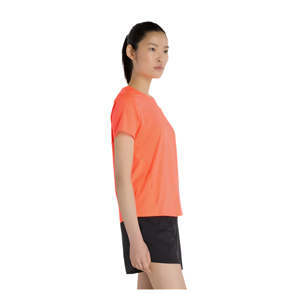 New Balance Women's Race Day T-Shirt in Urgent Red AW25