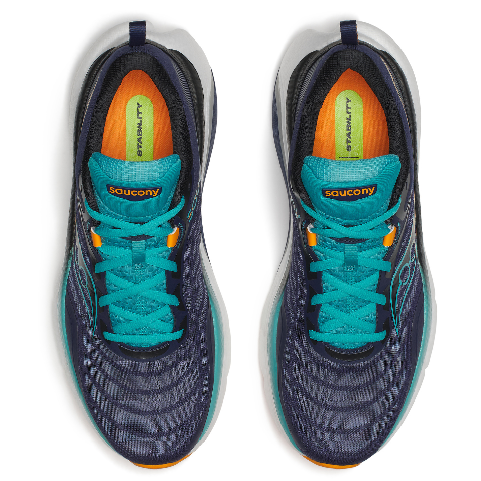 Saucony Men's Omni ST 23 Running Shoes in Naval/Tranquil AW26