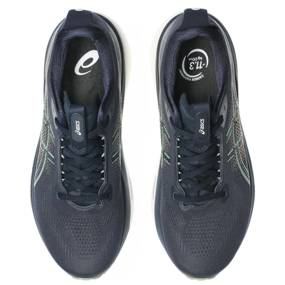 ASICS Men's GEL-KAYANO 33 Running Shoes in Midnight/Khaki Green AW26