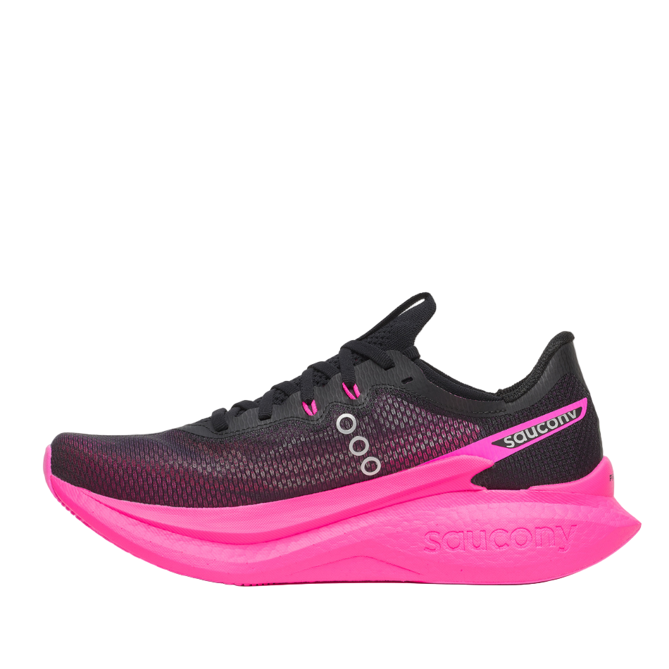 Saucony Women's Endorphin Pro 5 Running Shoes in Black/Shock SS26