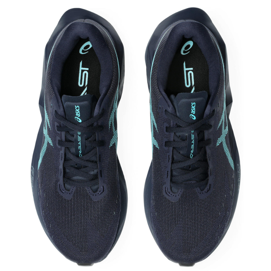 ASICS Men's NOVABLAST 6 Running Shoes in Midnight/Energy Aqua AW26
