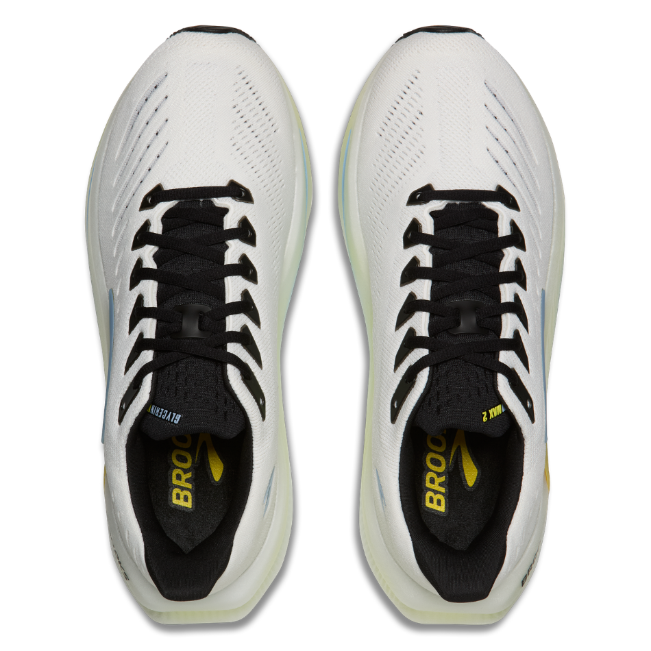 Brooks Men's Glycerin Max 2 Running Shoes in Bright White/Black/Nightlife AW26