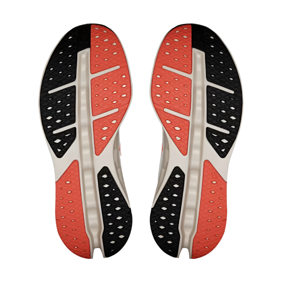 On Women's Cloudsurfer Max Running Shoes in Ivory/Salmon AW25