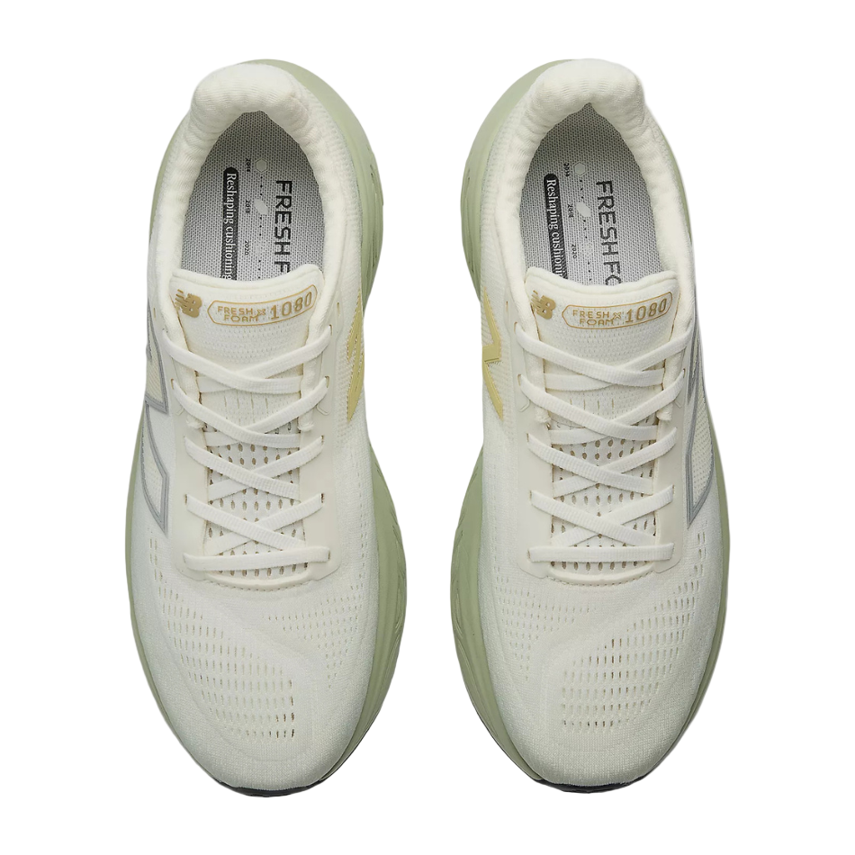 New Balance Men's 1080 V14 Running Shoes in Garter Snake/Sea Salt/Silver Metallic AW25