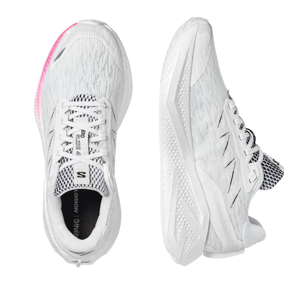 Salomon Men's Aero Glide 4 Running Shoes in White SS26