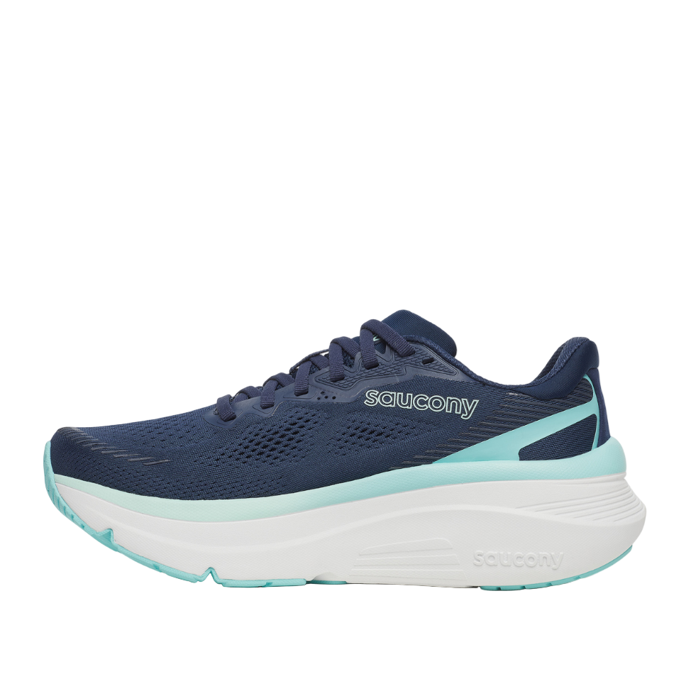 Saucony Women's Guide 19 Running Shoes in Navy/Aqua SS26