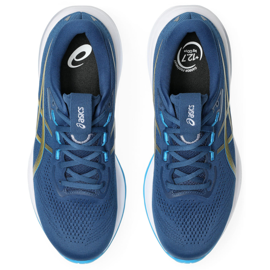 ASICS Men's GEL-CUMULUS 28 Running Shoes in Twilight Blue/Yamabuki SS26