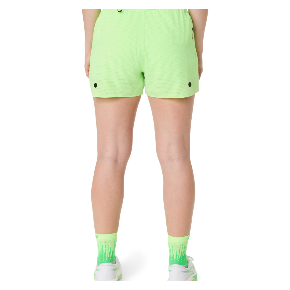 ASICS Women's METARUN SPLIT SHORT in Illuminate Green SS26