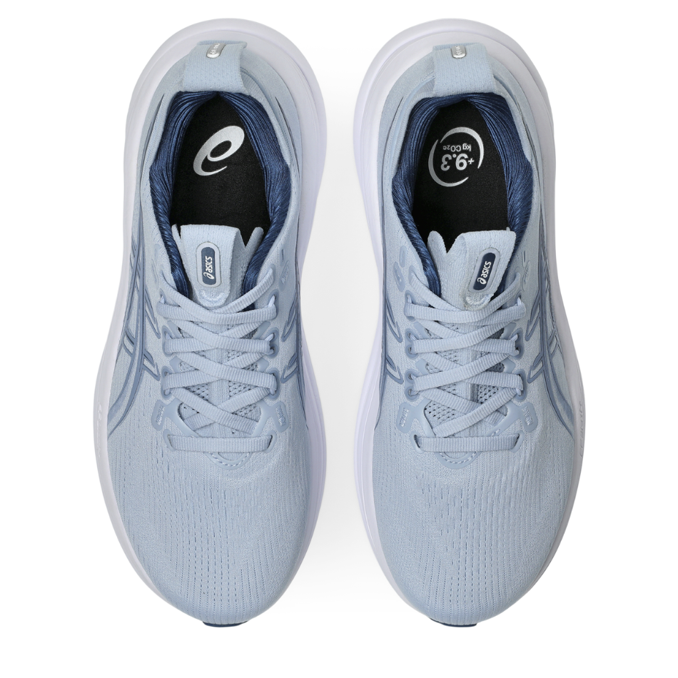 ASICS Women's GEL-NIMBUS 28 Running Shoes in Solid Air/Calm Indigo AW26