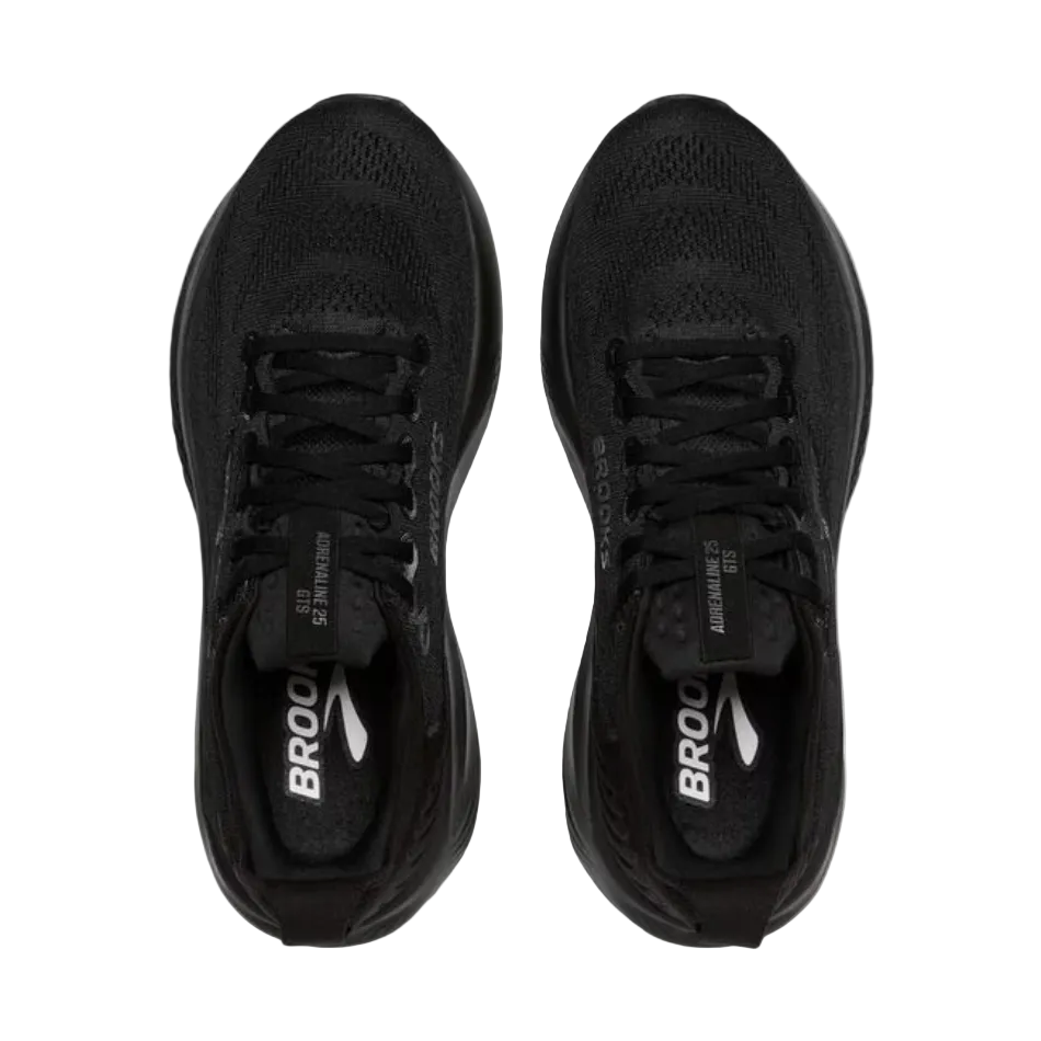Brooks Women's Adrenaline GTS 25 Running Shoes in Black/Black/Ebony SS26