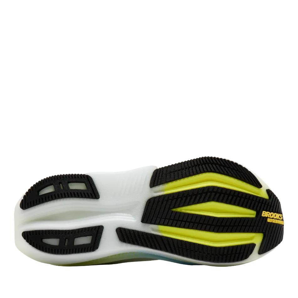 Brooks Men's Glycerin Max 2 Running Shoes in Bright White/Black/Nightlife AW26