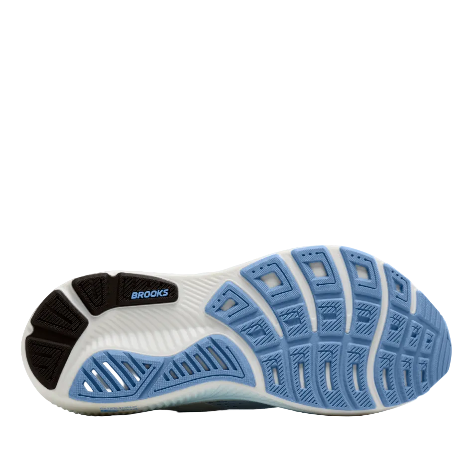 Brooks Men's Ghost 18 Wide Fitting (2E) Running Shoes in White/Black/Open Air AW26