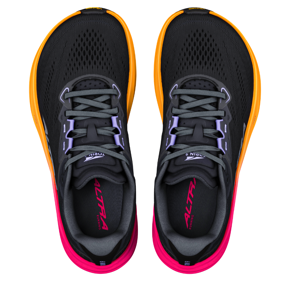 Altra Women's Torin 9 Running Shoes in Black/Black/Pink Glow AW26