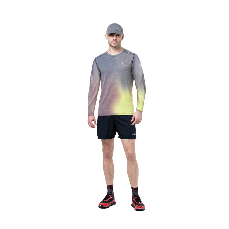 Ronhill Tech Golden Hour Long Sleeved Tee in Acid Merge AW25