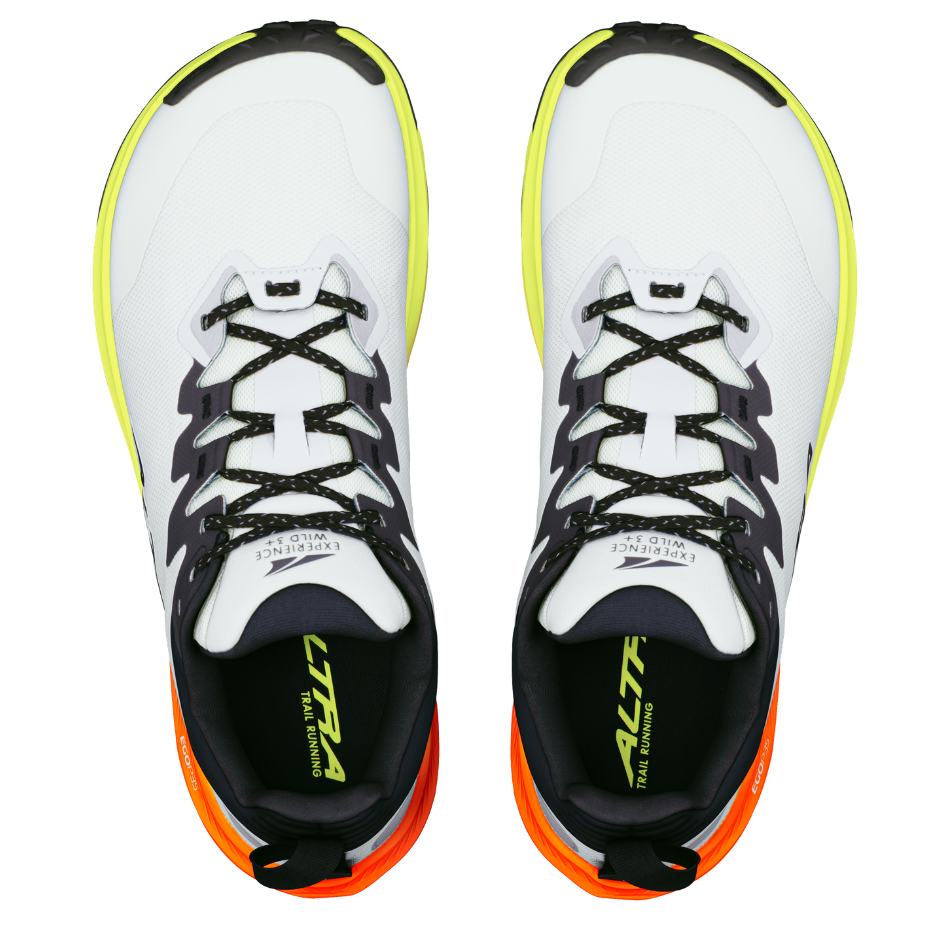 Altra Men's Experience Wild 3+ Trail Running Shoes in Ice/Black/Safety Yellow AW26