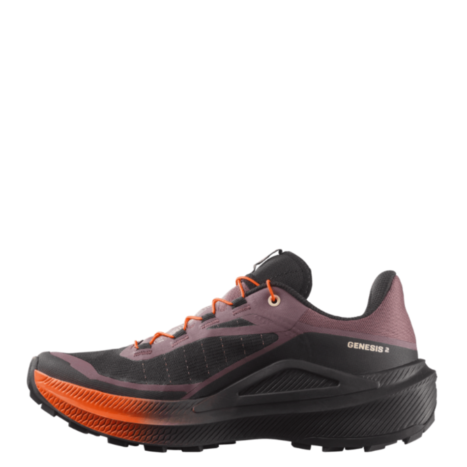 Salomon Women's Genesis 2 Running Shoes in Huckleberry/Black AW26