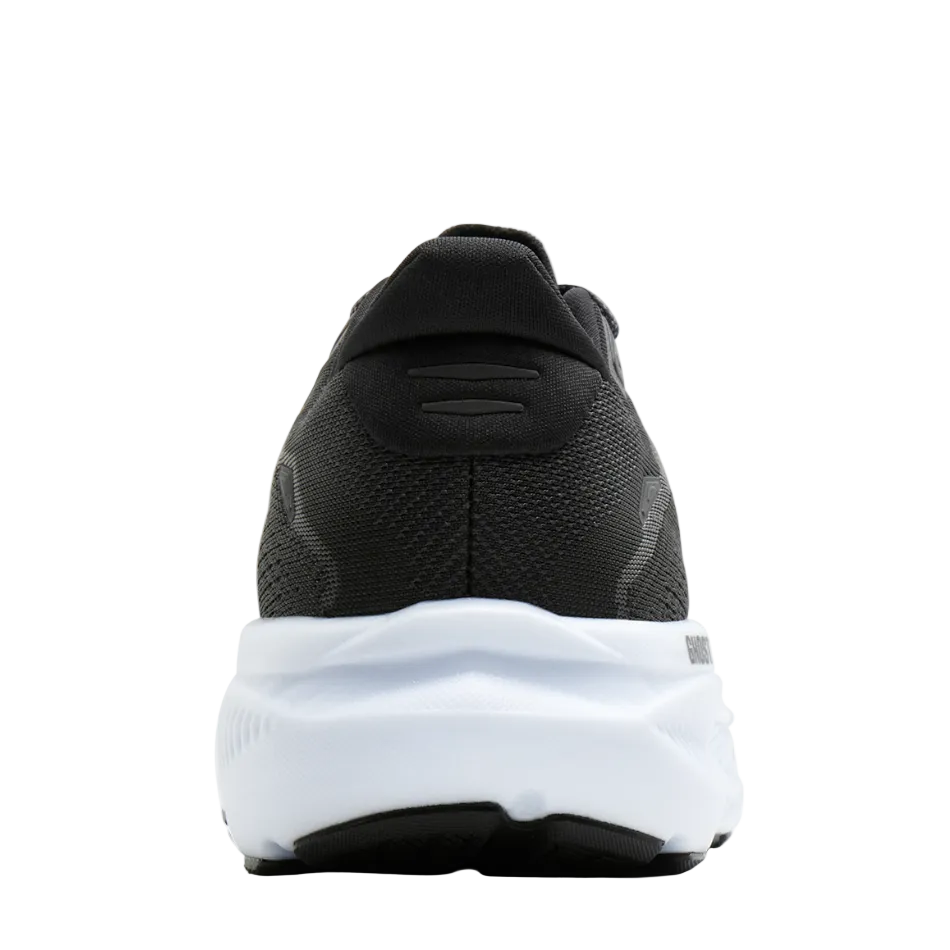 Brooks Men's Ghost 18 Running Shoes in Black/Grey/White AW26