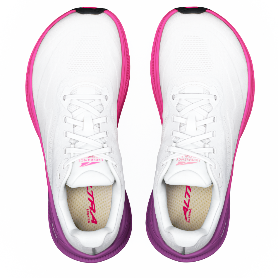 Altra Women's Experience Flow 3 Running Shoes in White/Purple Cactus Flower AW26
