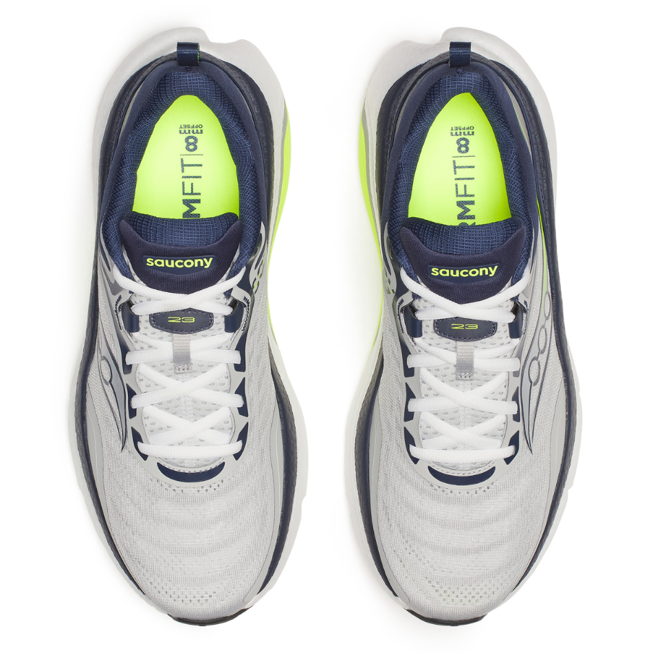 Saucony Men's Omni ST 23 Running Shoes in Mist/Navy SS26