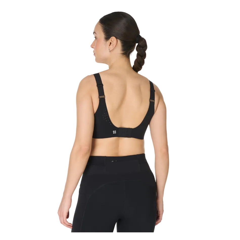 Sweaty Betty Runner's High Sports Bra in Black SS26