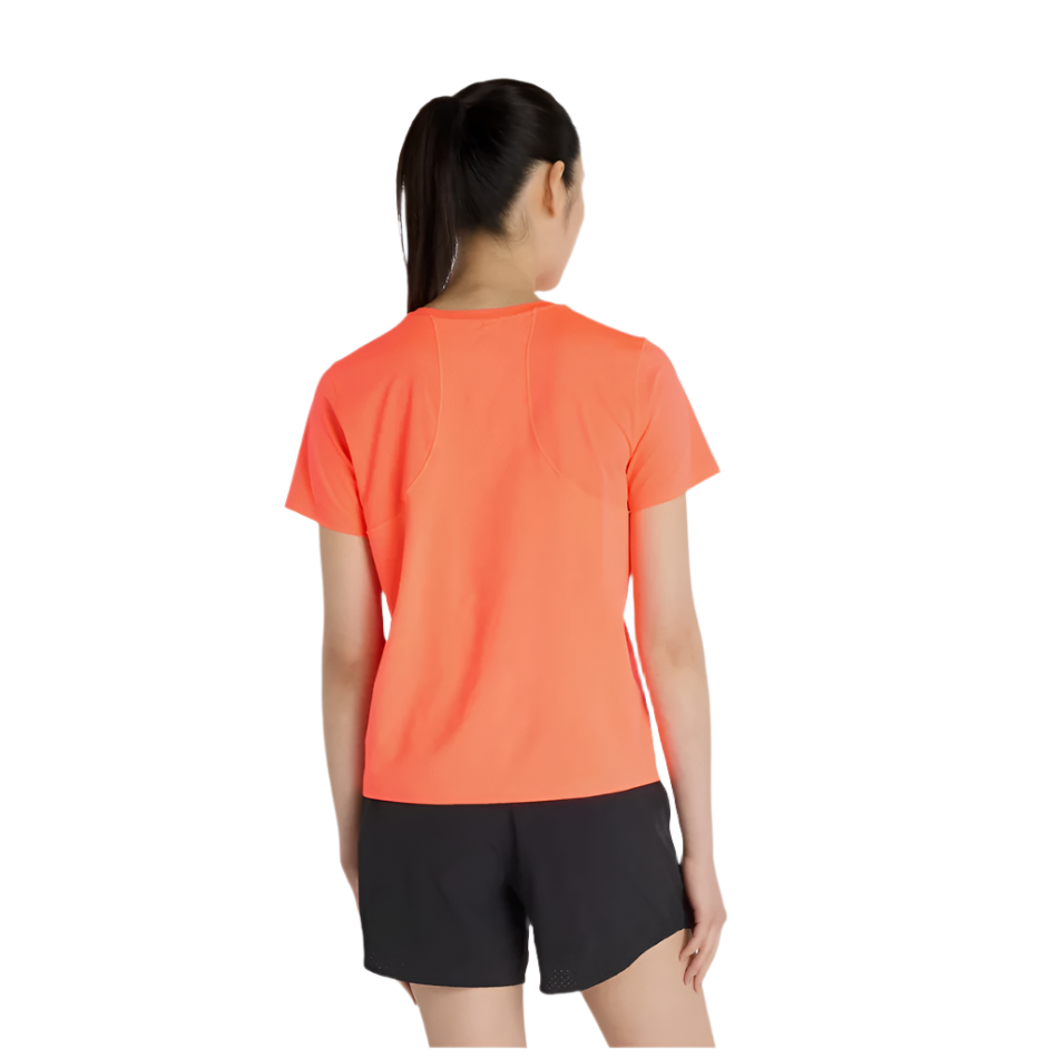 New Balance Women's Race Day T-Shirt in Urgent Red AW25