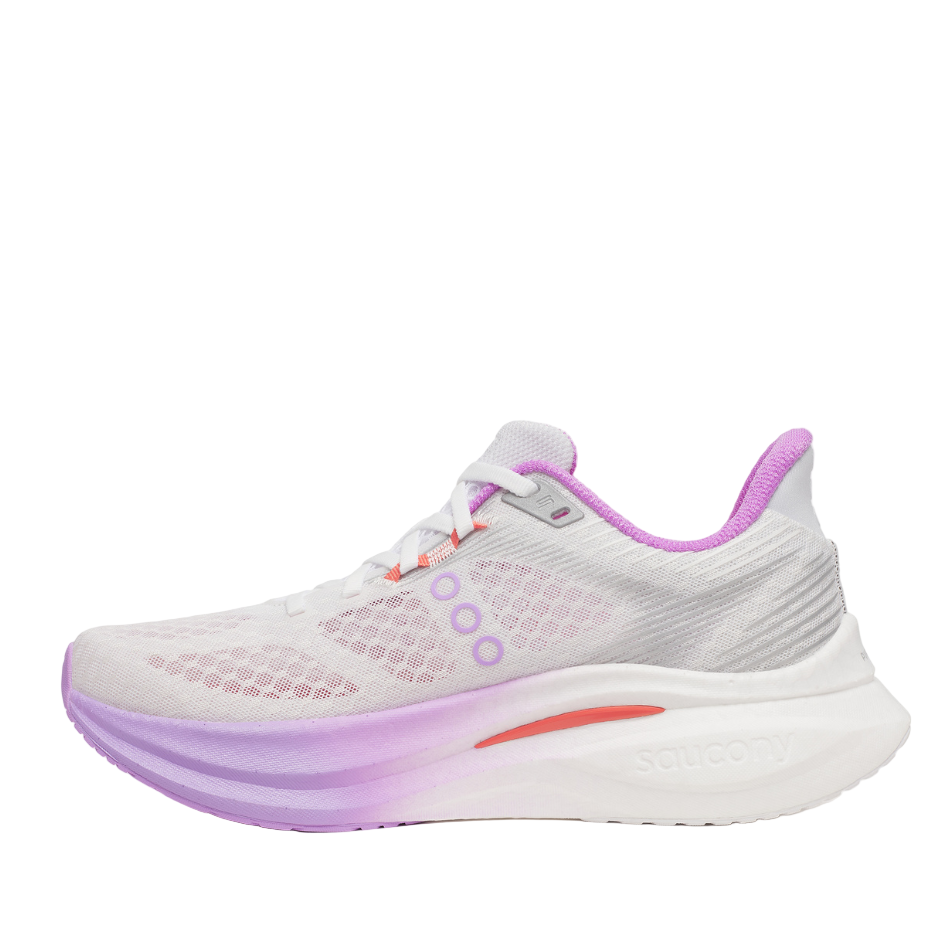 Saucony Women's Endorphin Speed 5 Running Shoes in White/Crocus - Online Exclusive