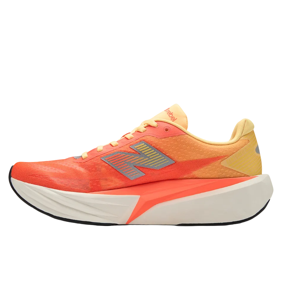 New Balance Men's FuelCell Rebel v5 Running Shoes in Tangerine Heat SS26