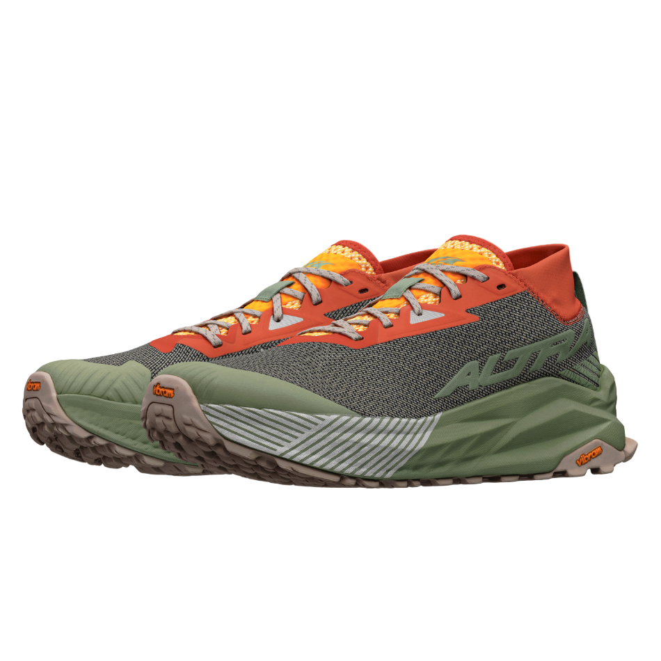 Altra Men's Olympus 275 Trail Running Shoes in Gray/Orange SS26