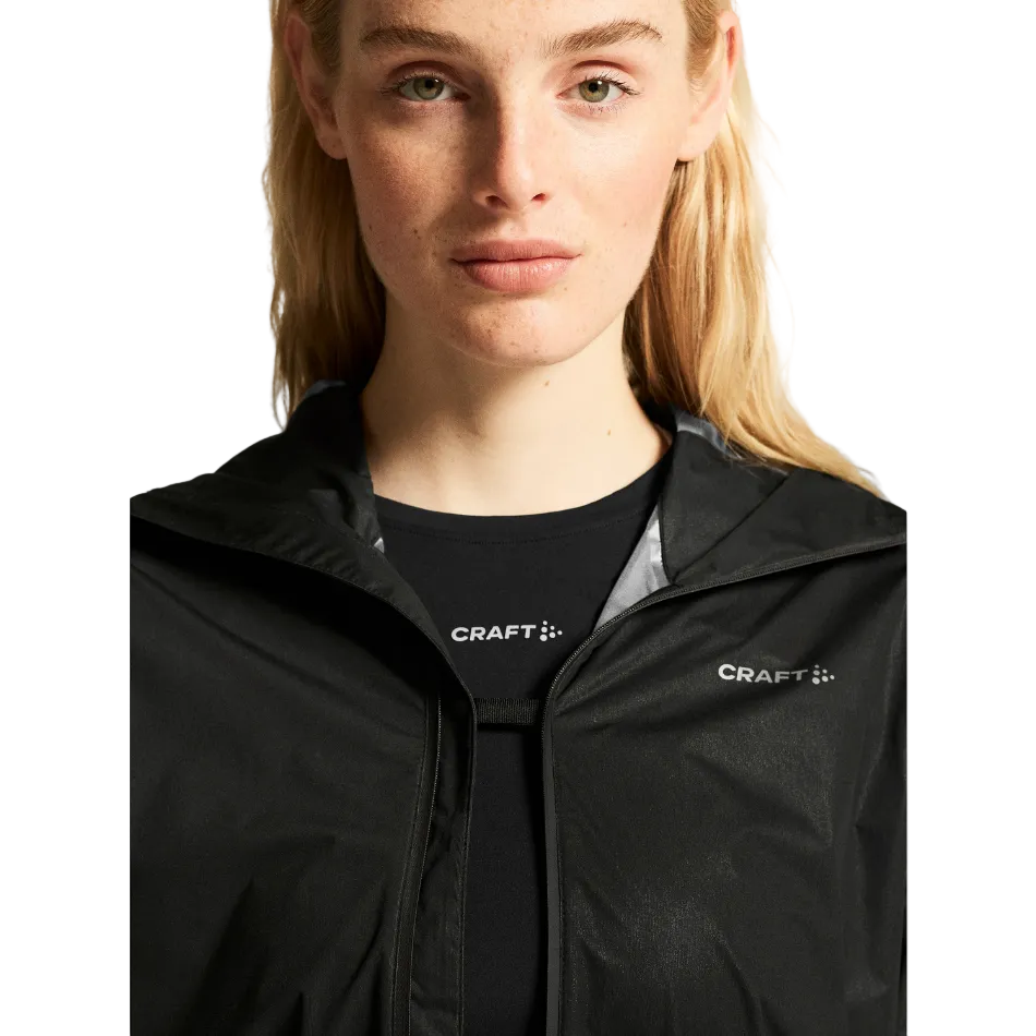 Craft Women's Pro Hydro Lightweight Jacket in Black SS26