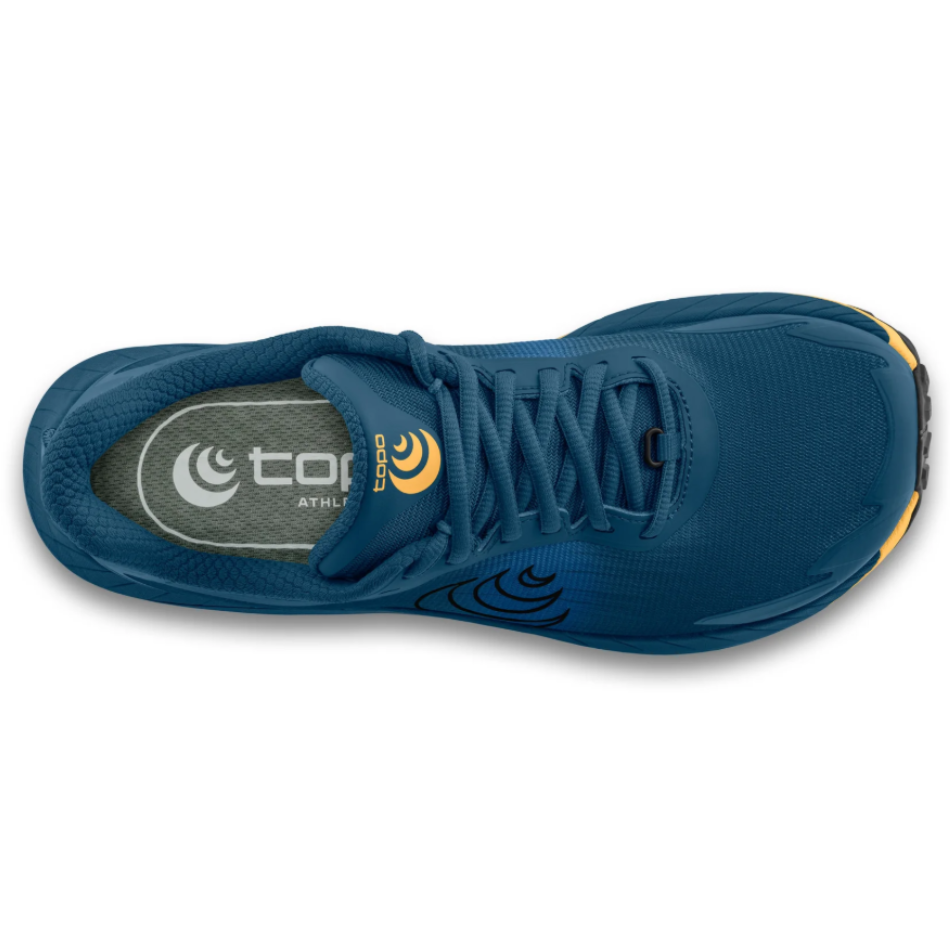 Topo Men's MTN Racer 4 Running Shoes in Navy/Orange AW25