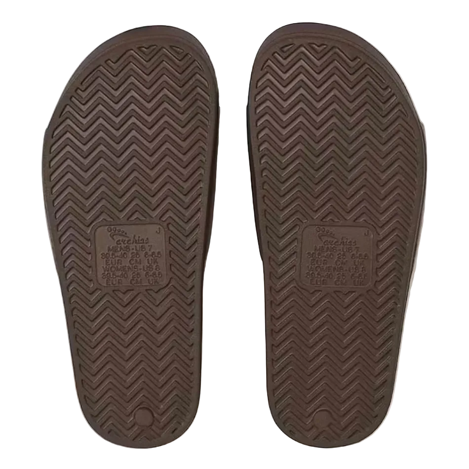 Archies Arch Support Slides in Dark Brown