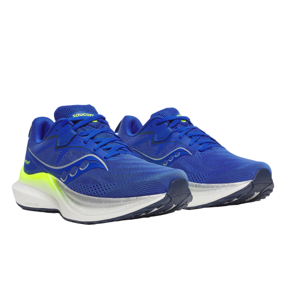 Saucony Men's Tempus 2 Running Shoes in Lapis/White - Online Exclusive