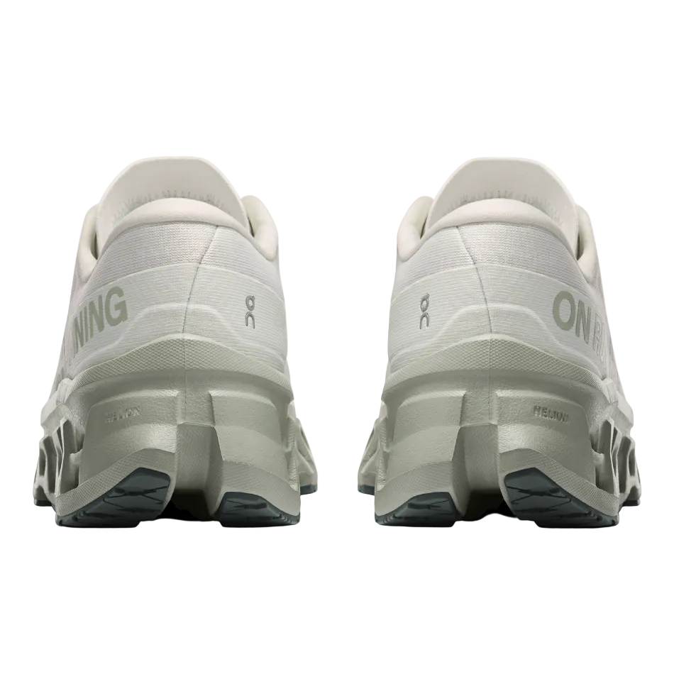 On Women's Cloudmonster 3 Running Shoes in Ivory/Tin SS26