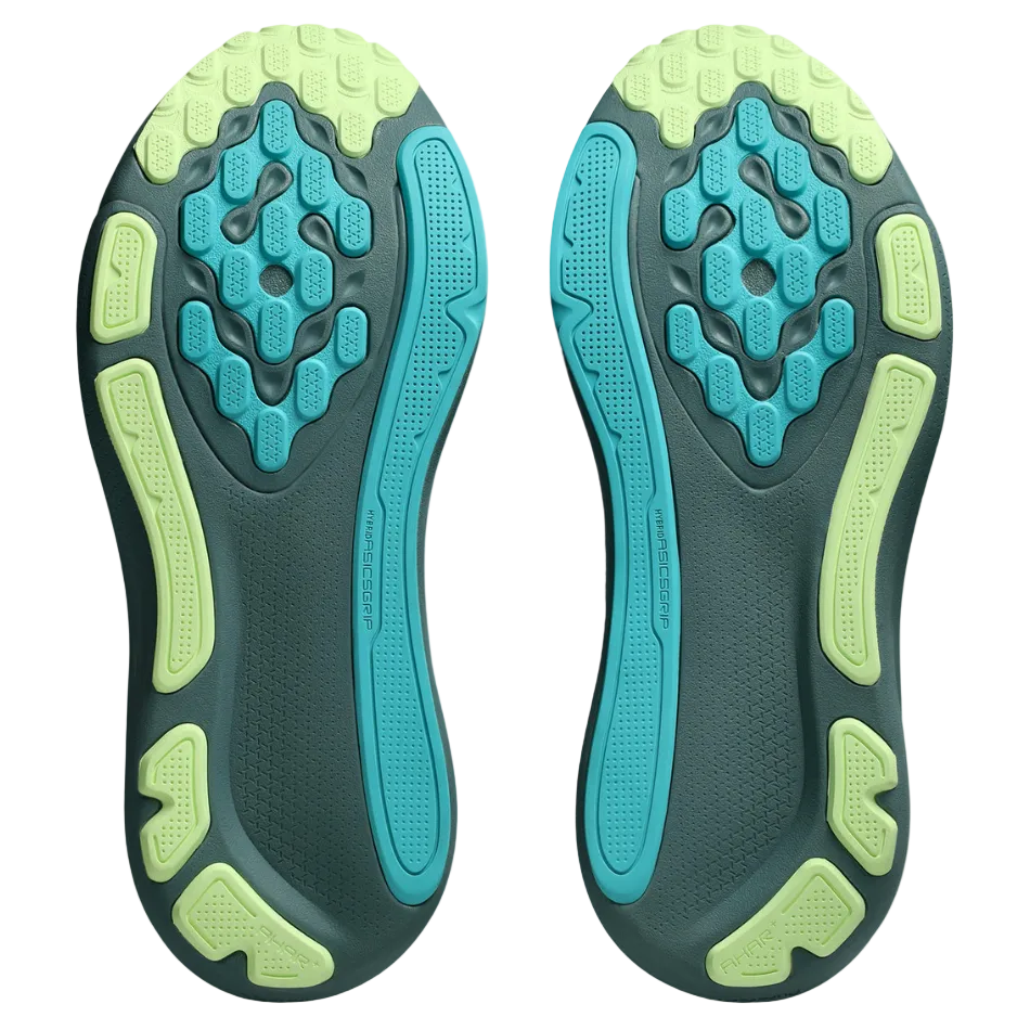 ASICS Men's GEL-KAYANO 33 Running Shoes in Foggy Teal/Illuminate Yellow AW26
