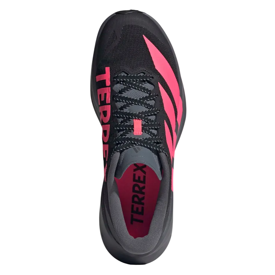 adidas Men's Terrex Agravic SL Trail Running Shoes in Core Black/Solar Turbo/Aurora Onix AW26