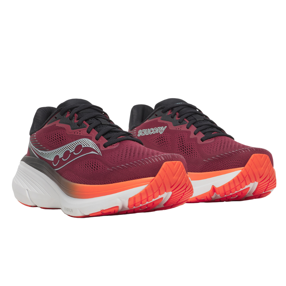 Saucony Men's Guide 19 Running Shoes in Crimson/Fire SS26