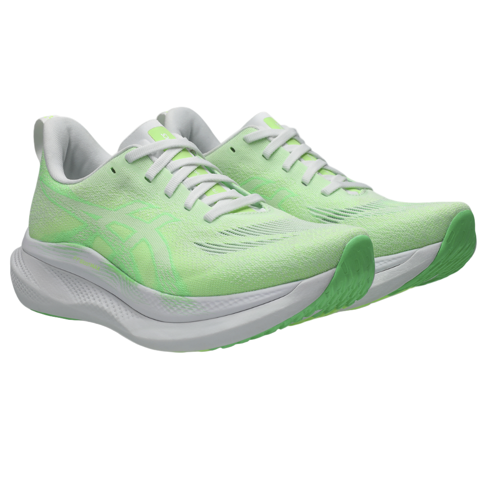 ASICS Women's GLIDERIDE MAX 2 Running Shoes in White/Vital Green SS26