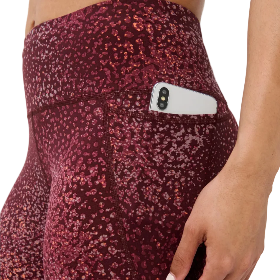 Sweaty Betty Power 7/8 Workout Leggings in Red Dot Terrain Print AW26