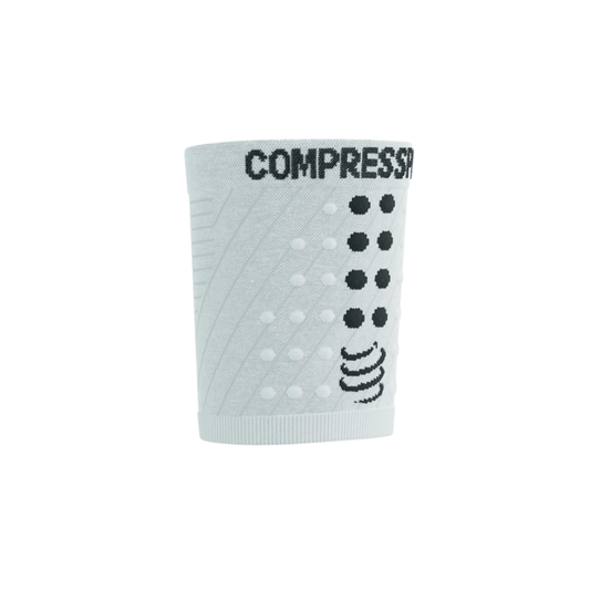 Compressport Unisex Racing Sweatbands in White SS26